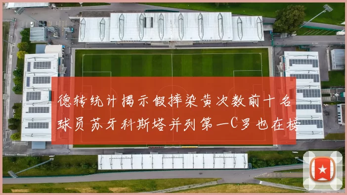 德转统计揭示假摔染黄次数前十名球员苏牙科斯塔并列第一C罗也在榜单中